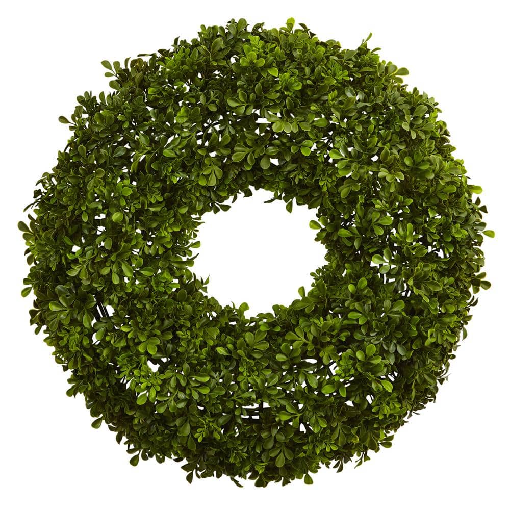 22 in. Artificial Boxwood Wreath price history on PriceWatchPro