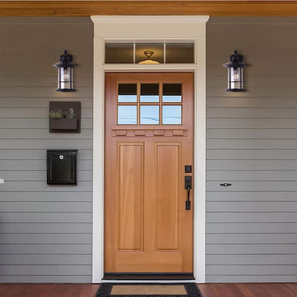 Treehouse 1-Light Oil Rubbed Bronze Outdoor Wall Lantern Sconce