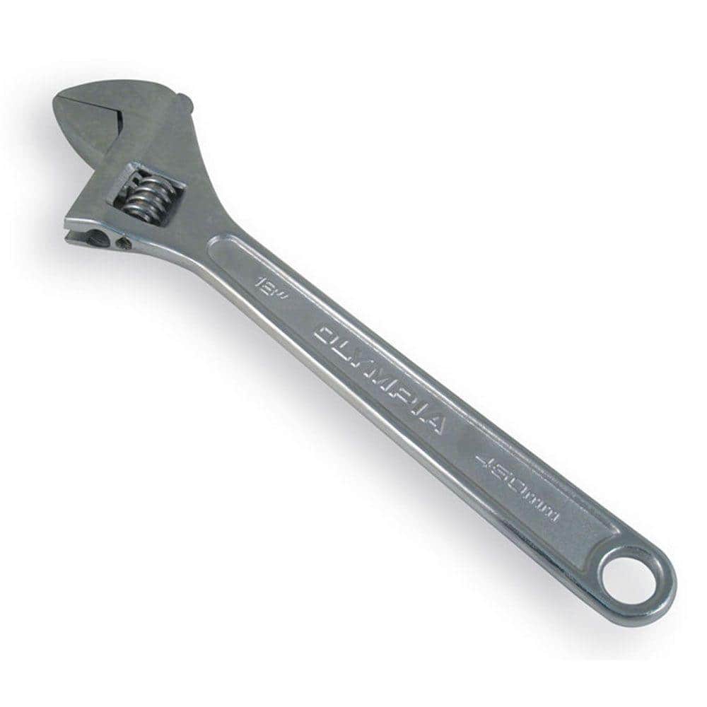 UPC 883652010180 product image for OLYMPIA 18 in. Adjustable Wrench | upcitemdb.com