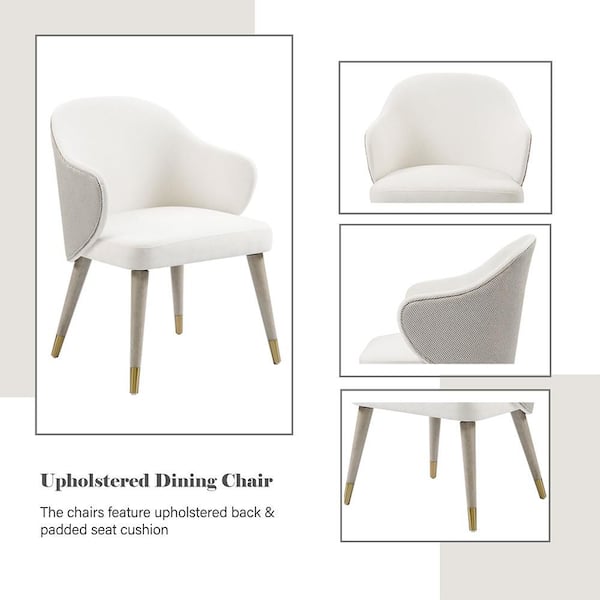 Acme Furniture Charity Gray Oak Wood Arm Chair Set-2 DN03086 - The