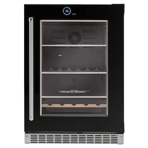 Reserve 24 in. 5.0 cu. ft. Freezerless Built-In Refrigerator in Black