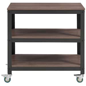 Vivify Gray Walnut Tiered Serving Stand
