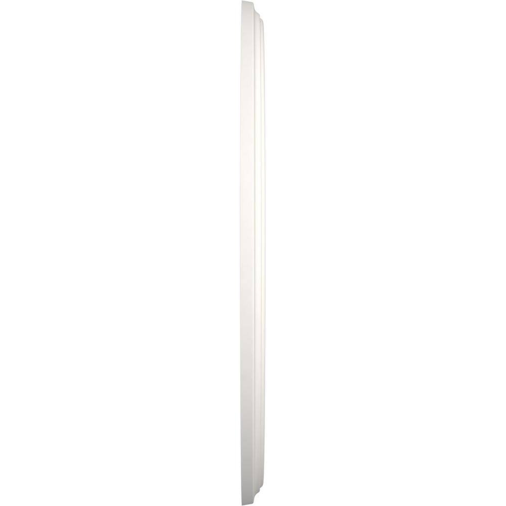 Blossom White 19" Thermoformed PVC Ceiling Medallion