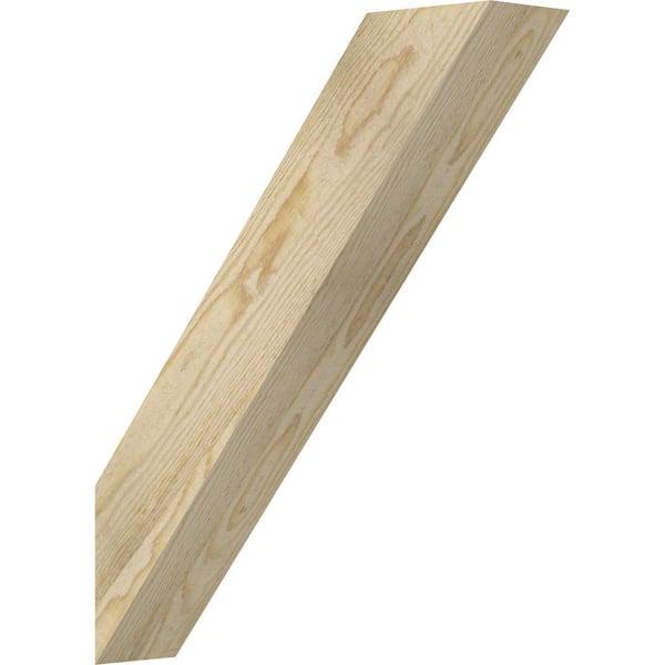 Ekena Millwork 4"W x 18"D x 22"H Traditional Rough Sawn Knee Brace, Douglas Fir