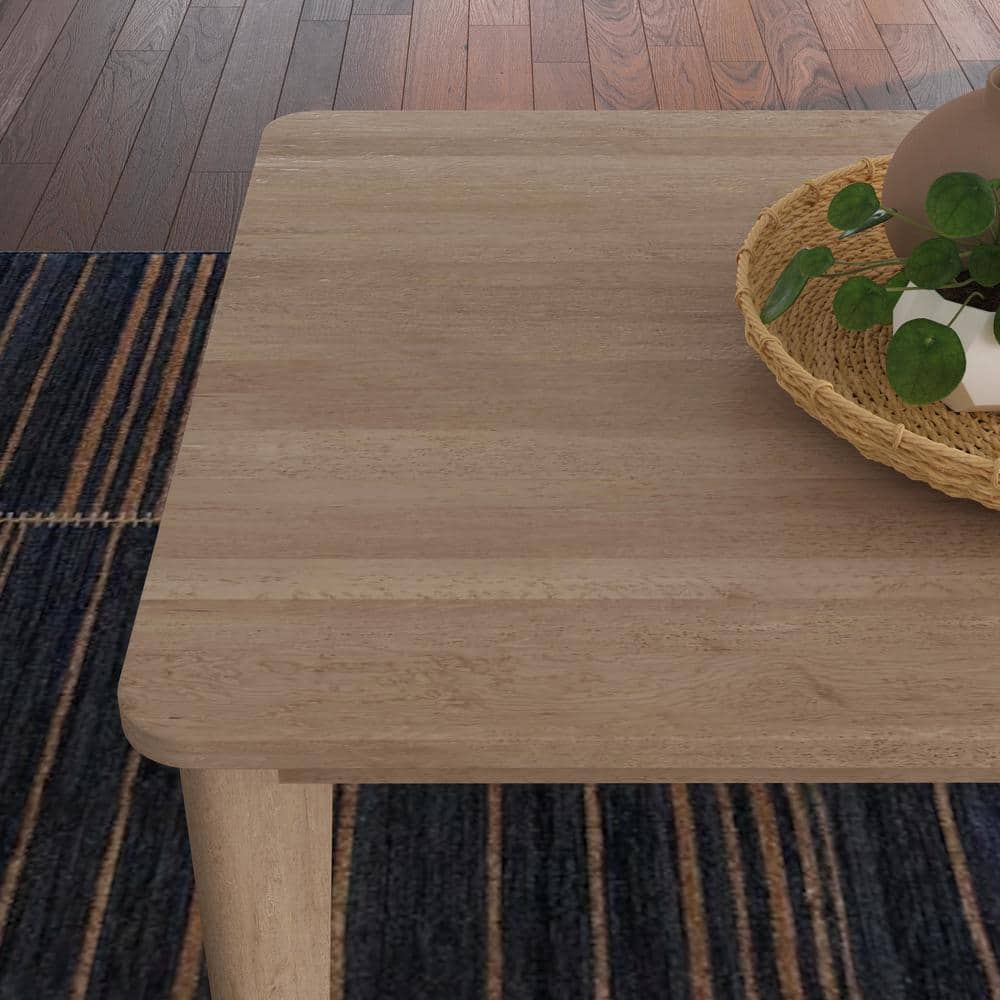 Brentwood Light Oak Rectangular Wood Dining Table for Six