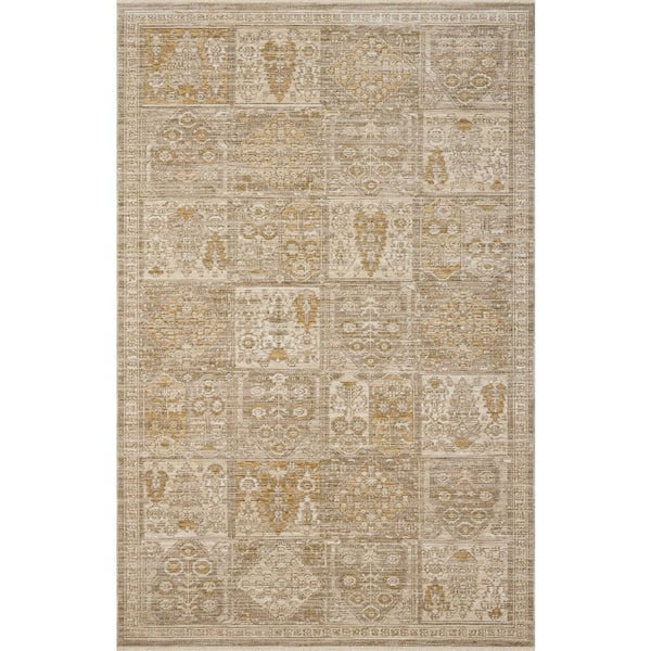 Elora Mushroom / Ochre 2 ft. 6 in. x 10 ft. 2 in. Traditional Runner Rug