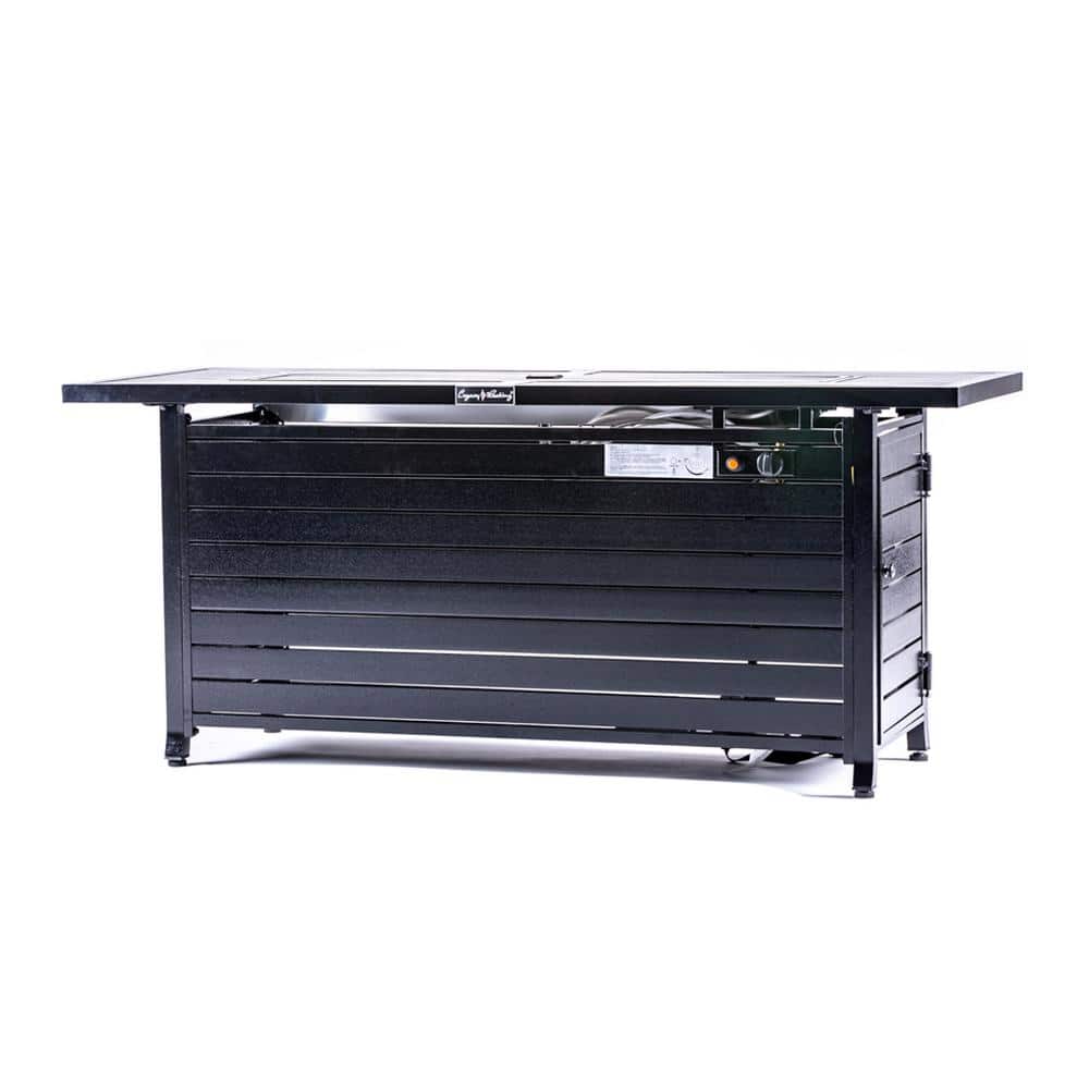 Rectangular Fire Pit Table in Hammered Black price history on PriceWatchPro