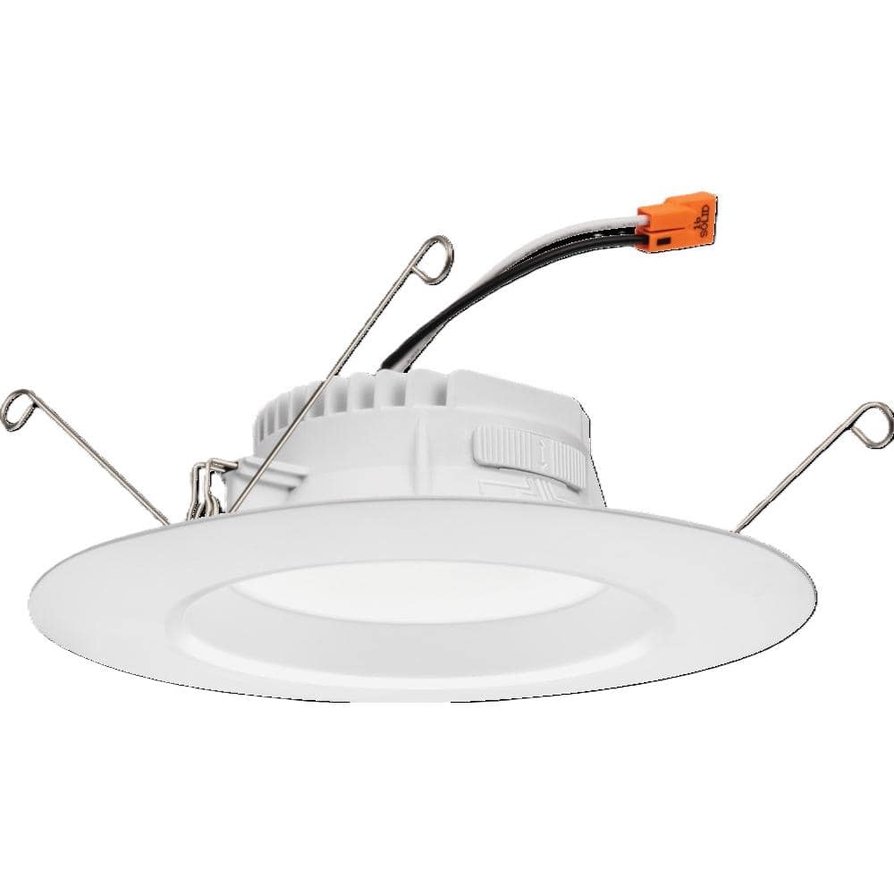 Matte White 6'' LED Recessed Downlight Kit with App Control