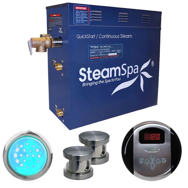 Steamspa Indulgence 12kw Steam Bath Generator Control Kit Package In