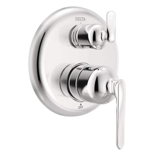 Bonacci 3-Setting Integrated Diverter 2-Handle Valve Trim Kit in Lumicoat Chrome (Valve Not Included)