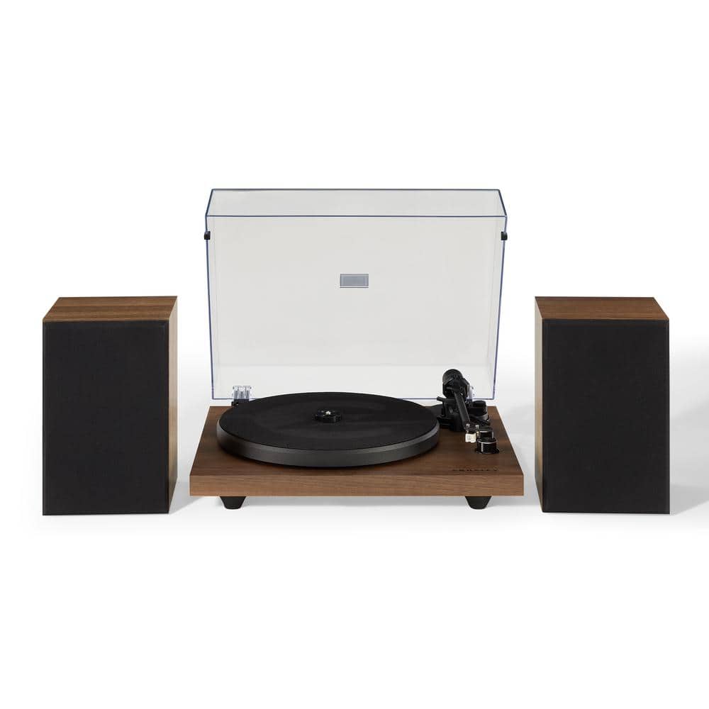 shelf system in walnut