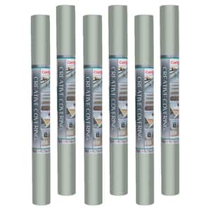 Creative Covering Sage 18 in. D x 192 in. L Serenity Adhesive Backing Vinyl Drawer and Shelf Liner (Pack of 6 Rolls)