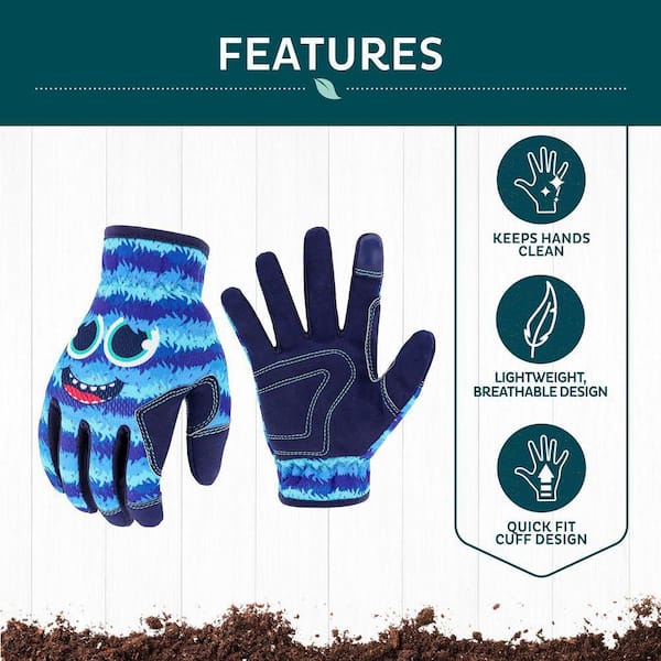 Digz Kids/Youth Small/Medium Utility Outdoor Gardening Glove