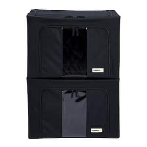 Get Neat with Lisa 2-Pack Small Plastic Bins - Black