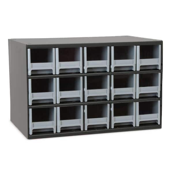 Akro-Mils 15-Compartment Steel Cabinet Small Parts Organizer