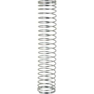 Compression Spring, Spring Steel Construction, Nickel-Plated Finish, .041 GA x 23/32 in. x 3-1/2 in., (2-Pack)