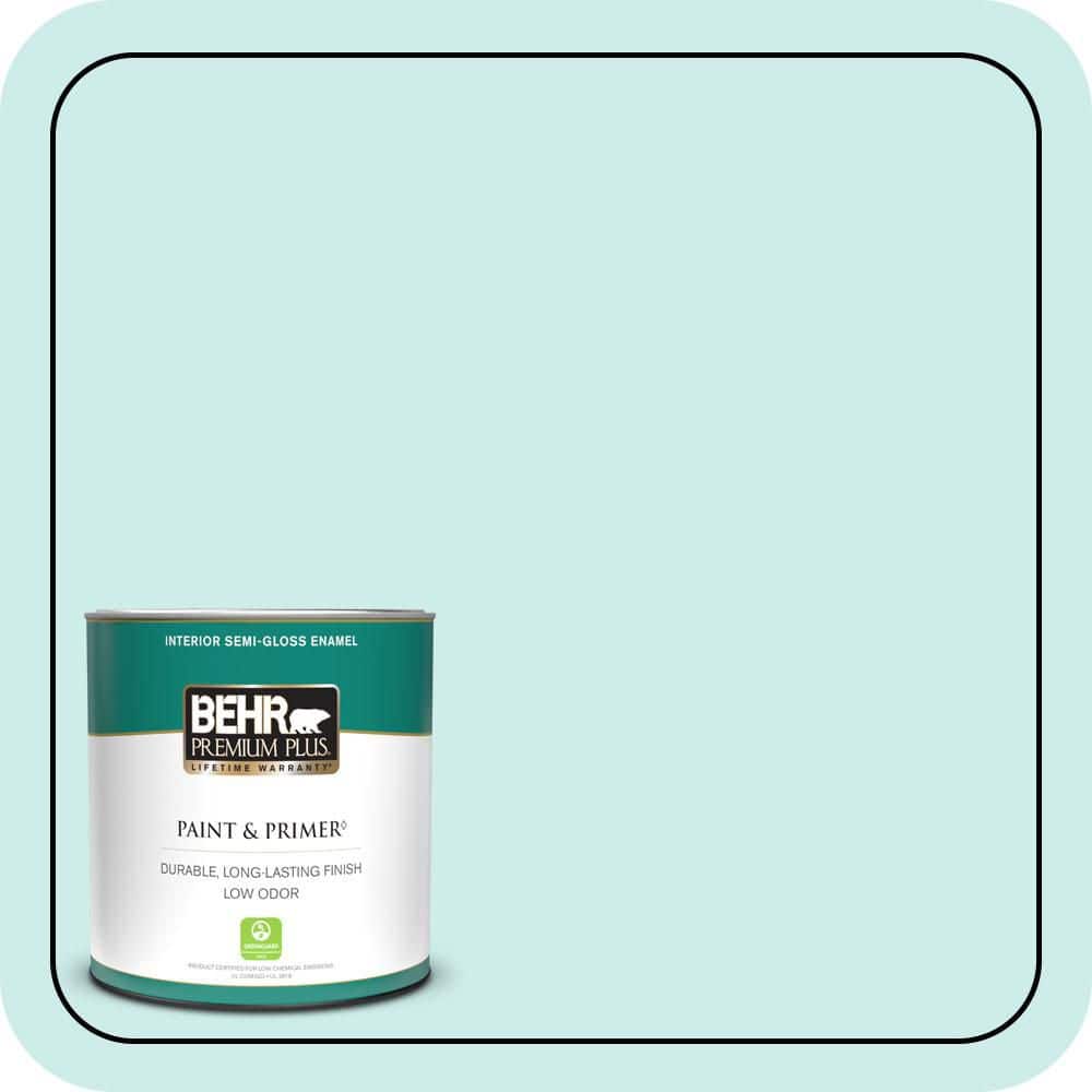 1 qt. #500C-3 Spa Semi-Gloss Enamel Low Odor Interior Paint & Primer price history on PriceWatchPro