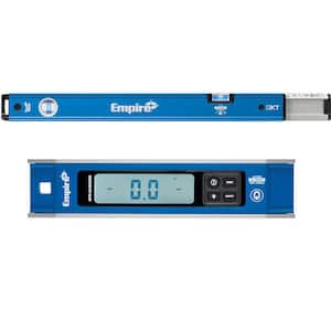 24 in. to 40 in. True Blue Extendable Box Level with 9 in. Magnetic Digital Torpedo Level (2-Piece)