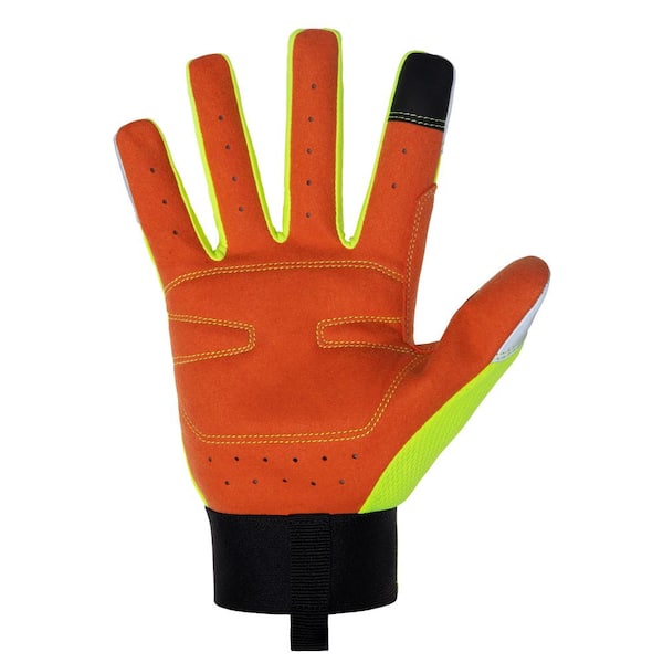 FIRM GRIP High Vis Large Utility High Performance Glove (3-Pack
