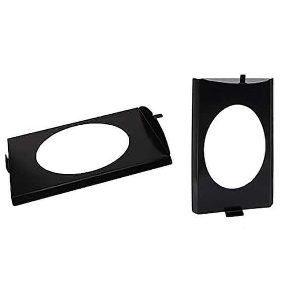 Behind Seat Speaker Brackets for Chevy GMC C10 1973-1987 Cab Corner 6x9 Opening Heavy Duty Black 2 Pack