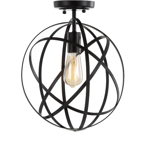 Alma 13 in. Oil Rubbed Bronze Metal LED Flush Mount