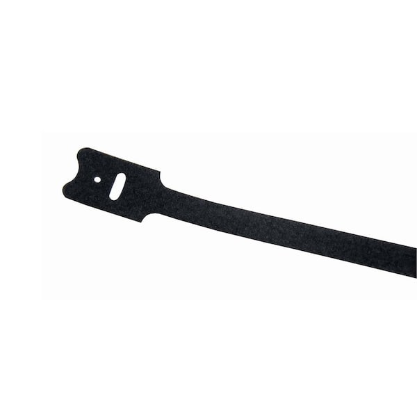 Gardner Bender 11 in. Grip-Strip Cable Strap Black 5-Pack (Case of 10)