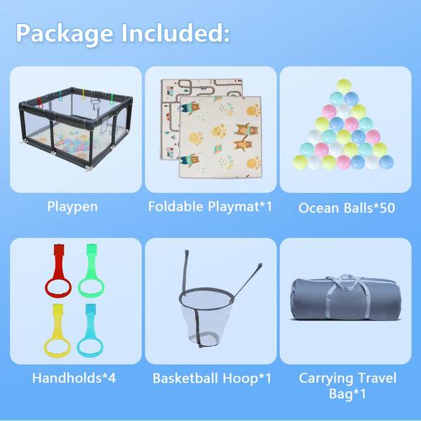 4pcs T-Shaped Playpen Connectors - 3-Way Replacement Parts For Toddler Play Yards, Indoor Steel Pipe Joints