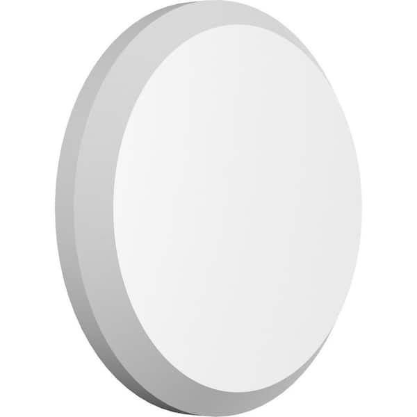 Ekena Millwork 4-in W x 4-in H x-1/2-in P Standard Grayson Rosette with Beveled Edge (2-Pack)