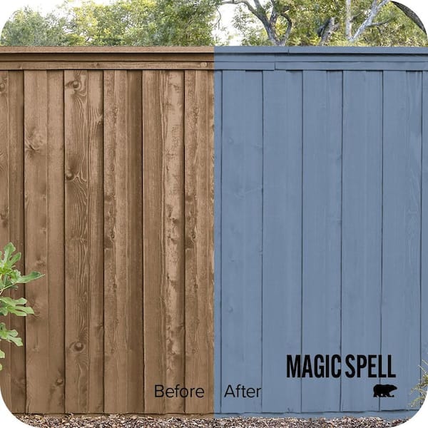 1 gal. #590F-5 Magic Spell Solid Color House and Fence Exterior Wood Stain