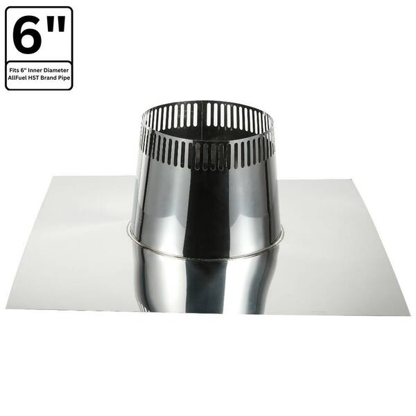 Allfuelhst Wall Thimble for 6 inch Diameter Chimney Pipe