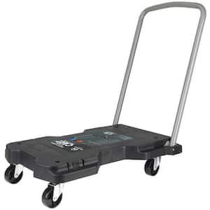 330 lb Resin Platform Cart Hand Trolley with Foldable Handle