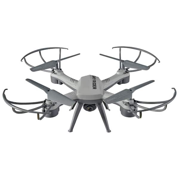 der Seaside Ved en fejltagelse SKY RIDER Pro Quadcopter Drone with Wi-Fi Camera, Remote and Phone Holder  DRW331MG - The Home Depot