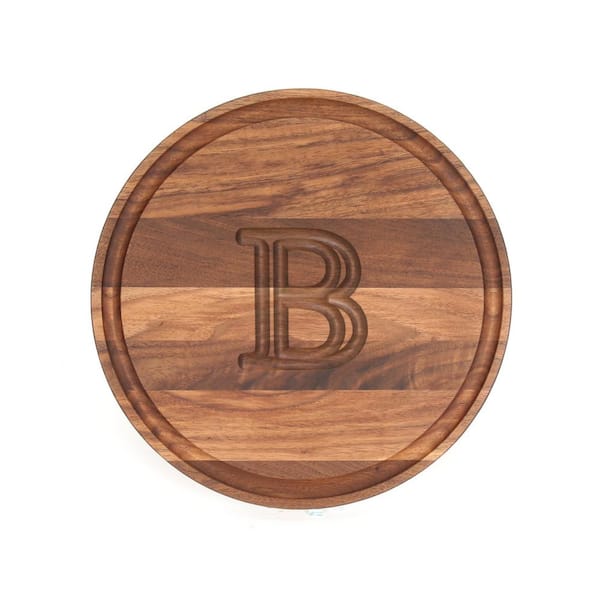 BigWood Boards Round Walnut Cheese Board B