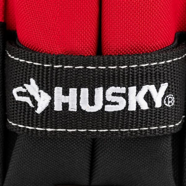 Husky 5 in. 3-Pocket Clip On Tool Belt Pouch HD54183-TH - The Home
