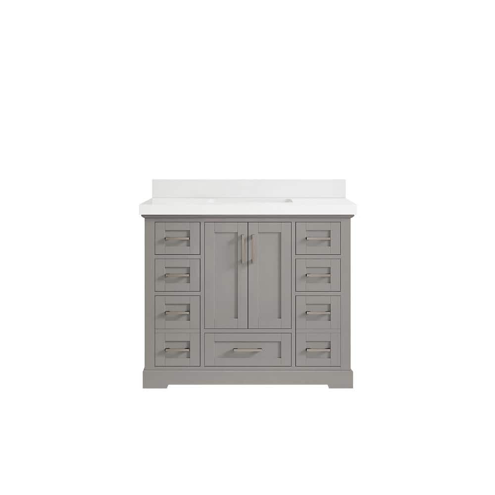 Willow Collections Boston 42 in. W x 22 in. D x 36 in. H Bath Vanity in