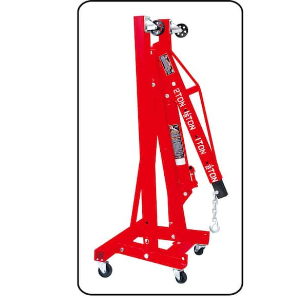 PANANA-Store 2 Ton Tonne Hydraulic Folding Engine Crane Stand Hoist Lift Jack #Red 