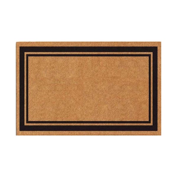 Coir 17 in. x 30 in. Indoor/Outdoor Non-Slip Entry Mud Mat, Brown
