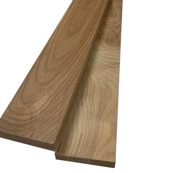 Swaner Hardwood 1 in. x 3 in. x 8 ft. Birch S4S Board (2-Pack)