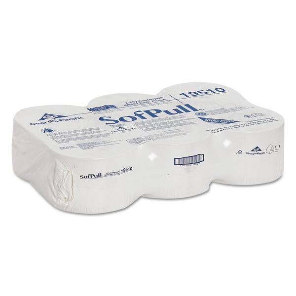 High Capacity Center Pull Tissue, Septic Safe, 2-Ply, White, 1,000/Roll, 6 Rolls/Carton High Capacity Center Pull Tissue, Septic Safe, 2-Ply, White, 1,000/Roll, 6 Rolls/Carton