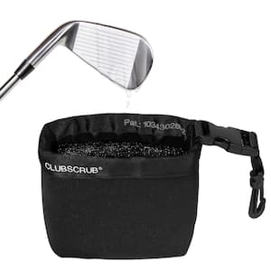 Neoprene Golf Club and Golf Ball Cleaning Bag with Detachable Clip