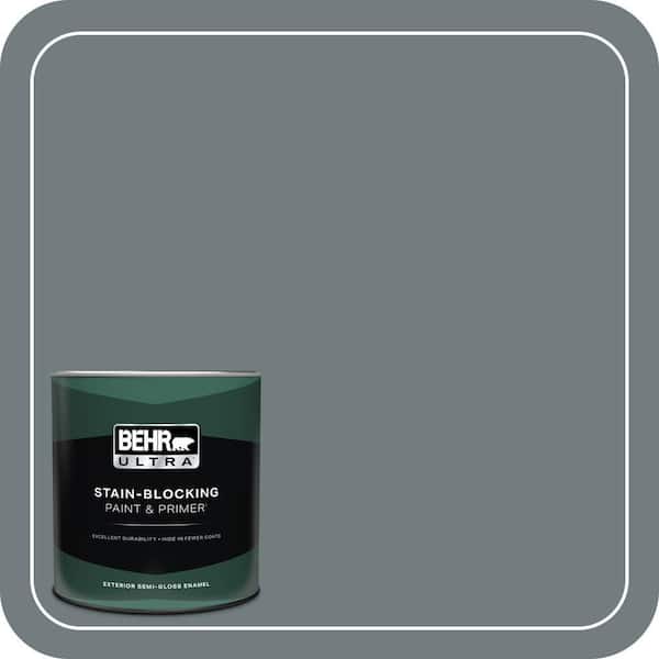 BEHR ULTRA 1 qt. #720F-5 Hidden Peak Semi-Gloss Enamel Exterior Paint & Primer