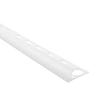 Novocanto White 3/8 in. x 98-1/2 in. PVC Tile Edging Trim