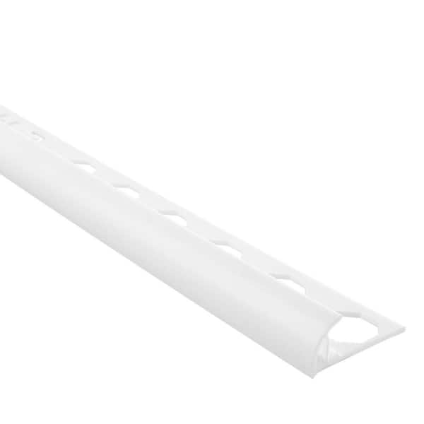 EMAC Novocanto White 5/16 in. x 98-1/2 in. PVC Tile Edging Trim
