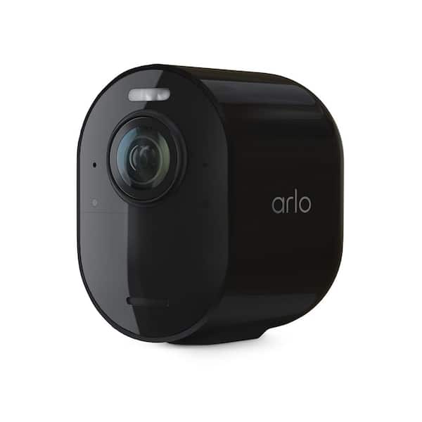 Arlo Ultra 2 Spotlight Camera - Wireless, 4K Video and HDR, Color Night Vision, 2-Way Audio, Add-on Camera Only, Black