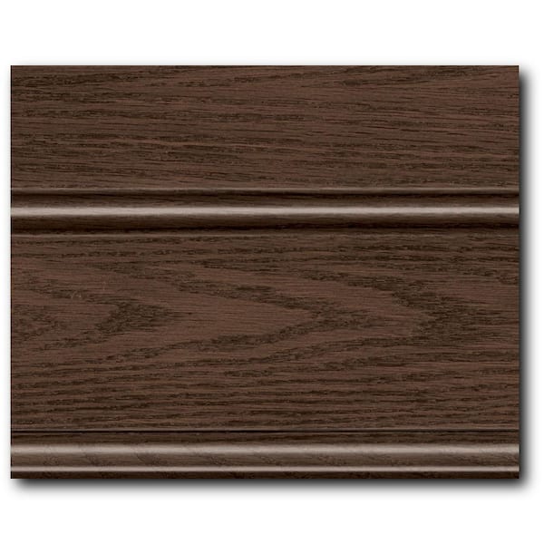 4 in. x 3 in. Finish Chip Cabinet Color Sample in Molasses Oak