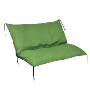 60 in. Green Outdoor Swing Cushion Cover