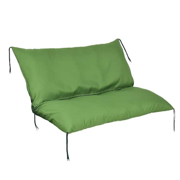 Angel Sar 60 in. Green Outdoor Swing Cushion Cover