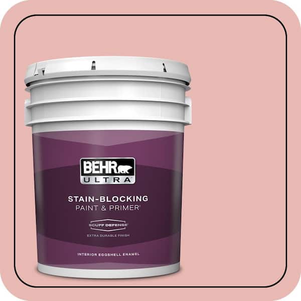 BEHR ULTRA 5 gal. #MQ4-04 Noble Blush Extra Durable Eggshell Enamel Interior Paint & Primer