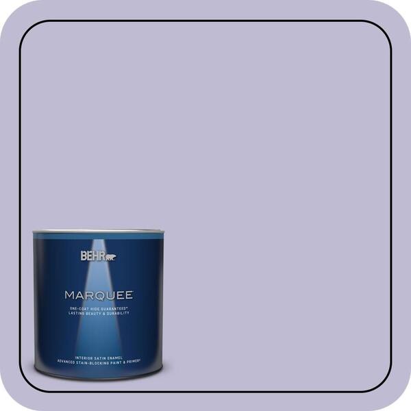 BEHR MARQUEE 1 qt. #640C-3 Twilight Pearl Satin Enamel Interior Paint & Primer