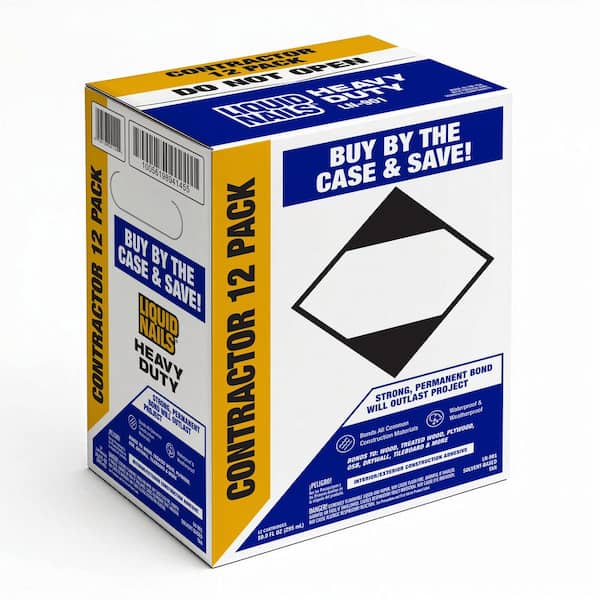 10 oz. Heavy Duty Tan Solvent-Based Construction Adhesive 12 Count Carton